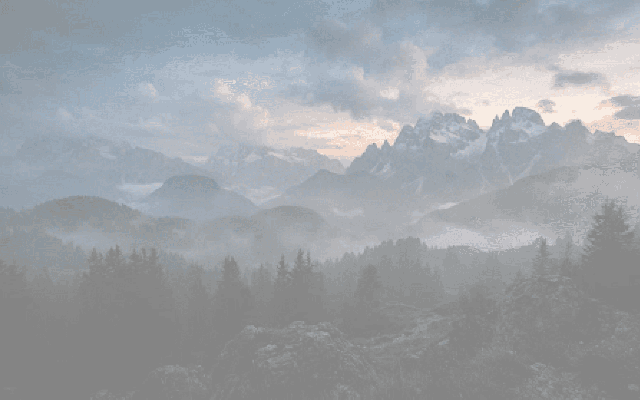 Atmospheric Mountain Landscape Background